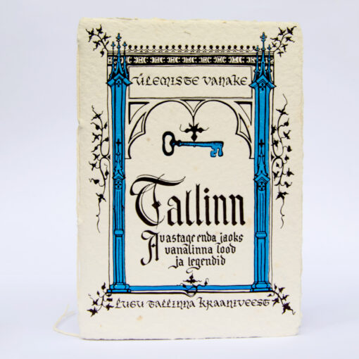 tallinn legend letterpress printed on handmade paper