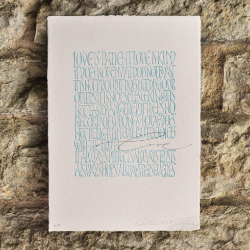 Love is Gentle, Love is Kind - Art Print (A3)