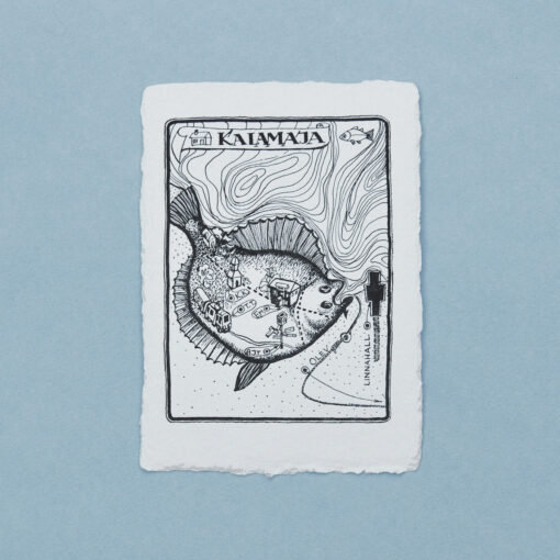 Kalamaja Flatfish Postcard