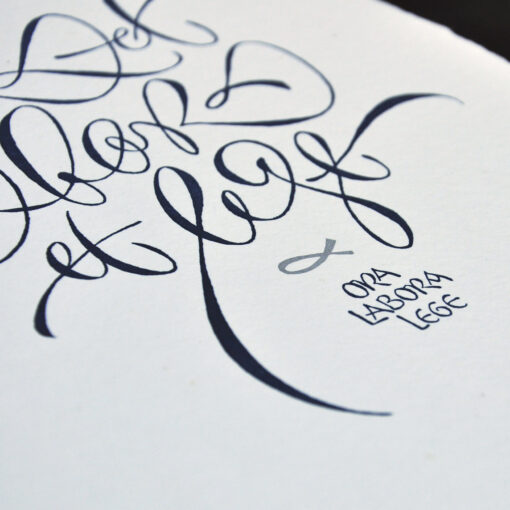 Ora et Labora et Lege - Art Print (A4) - Image 3