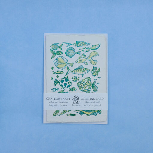 Fish Pattern Postcard Greeting card