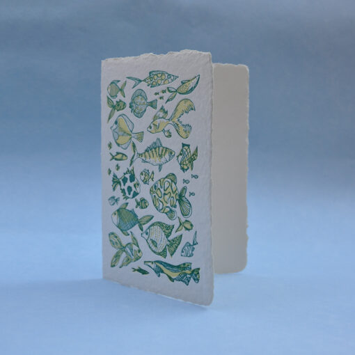 Fish Pattern Postcard Greeting card